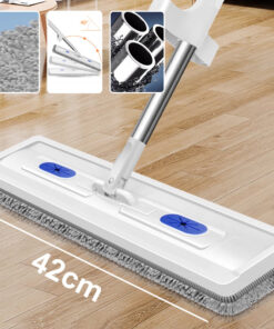 🧼🌀 Upgraded Chenille Flat Mop! 3s Water Absorption + 180° Floor-Hugging. Zero Blind Spots Cleaning 🚀