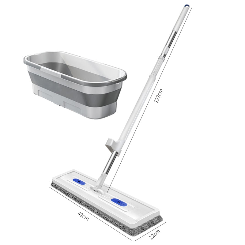 🧼🌀 Upgraded Chenille Flat Mop! 3s Water Absorption + 180° Floor-Hugging. Zero Blind Spots Cleaning 🚀 - Image 11
