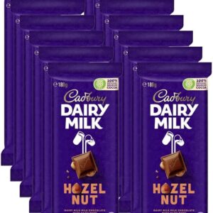Cadbury Dairy Milk Hazelnut Chocolate Block 13 Pack, 13 x 180g