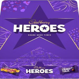 Cadbury Heroes Tin, Filled with Your Festive Chocolate Favourites, Perfect for Sharing, 700 g (Pack of 1)